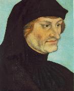 CRANACH, Lucas the Elder, Portrait of Johannes Geiler von Kaysersberg fg